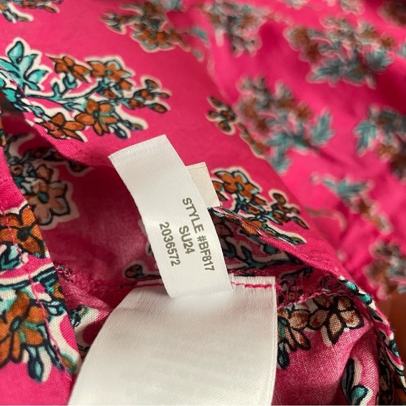 J Crew Lightweight cotton shirt in signature fit Womens Large Pink - Picture 9 of 10